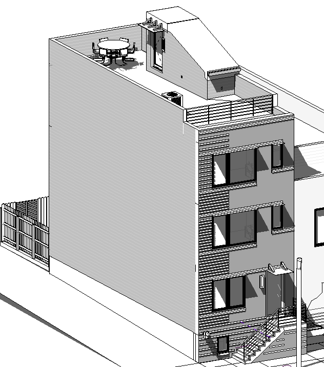 New Construction Passive House Rowhome